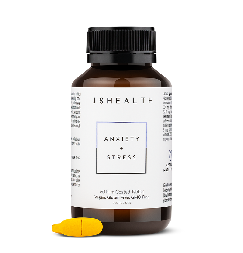 JSHEALTH Anxiety + Stress Formula 60 Tablets