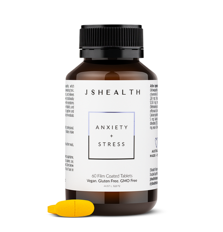 JSHEALTH Anxiety + Stress Formula 60 Tablets JSHEALTH Anxiety + Stress Formula 60 Tablets