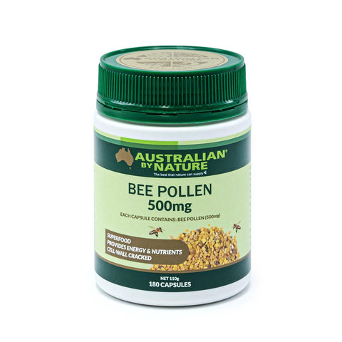 Australian By Nature Bee Pollen 500mg 180 Capsules Australian By Nature Bee Pollen 500mg 180 Capsules