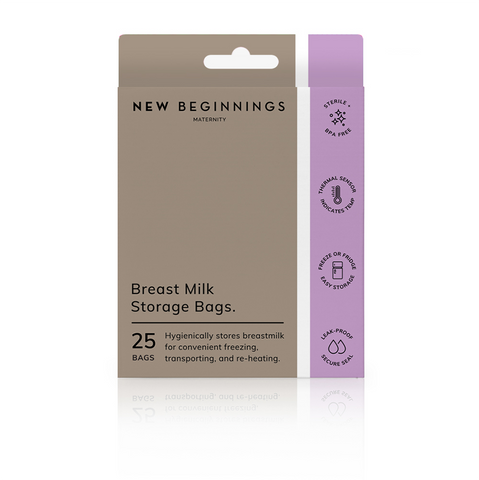 New Beginnings Breast Milk Storage Bags 25 Pack New Beginnings Breast Milk Storage Bags 25 Pack