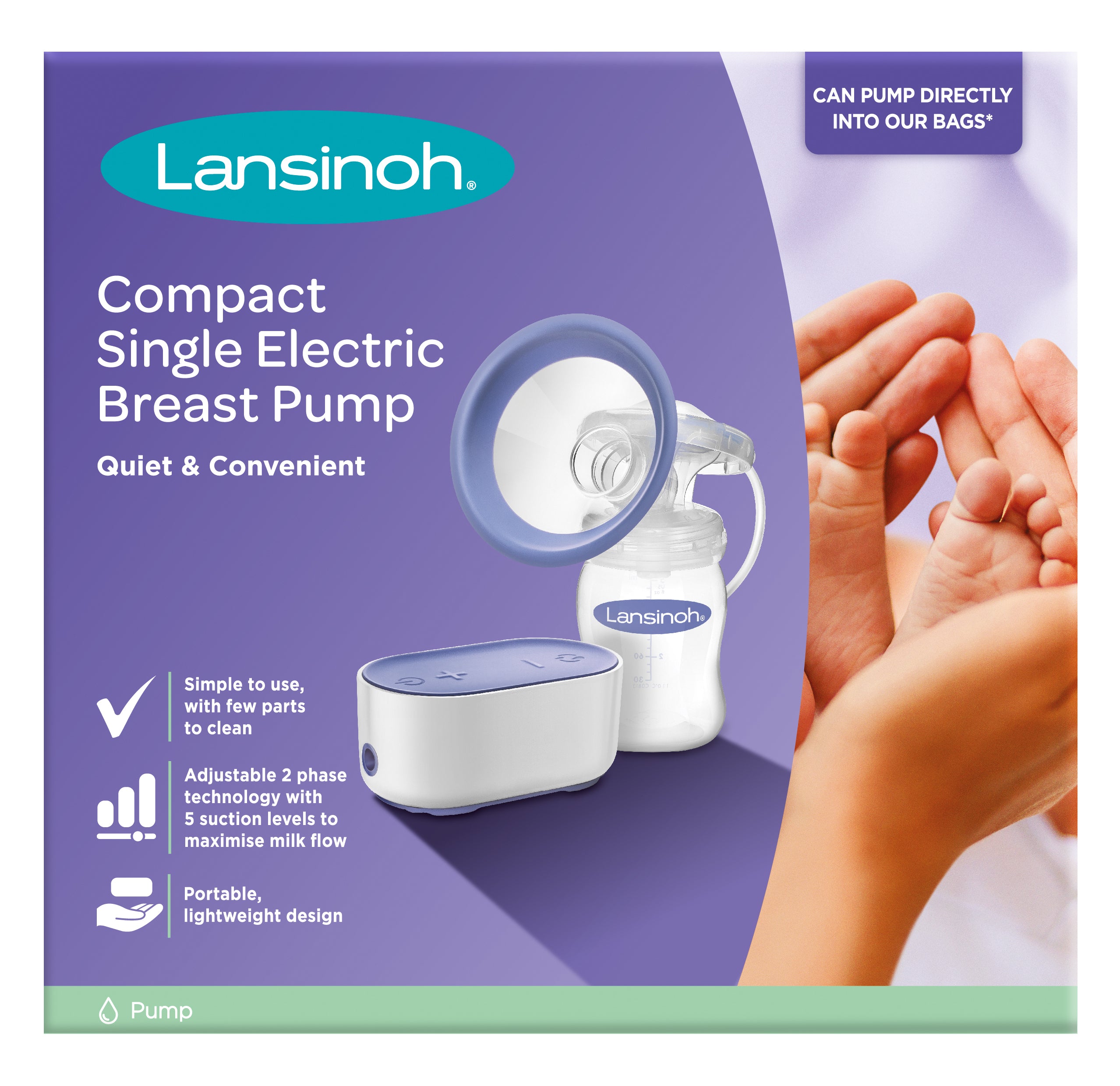 Lansinoh Compact Single Electric Breast Pump Lansinoh Compact Single Electric Breast Pump