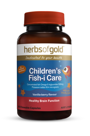 Herbs of Gold Children's Fish-i Care 60 Chewable Capsules Herbs of Gold Children's Fish-i Care 60 Chewable Capsules