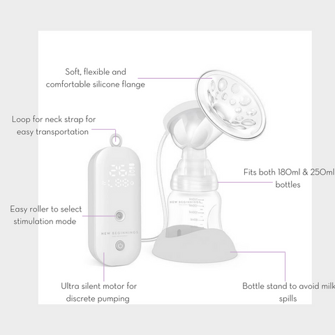 New Beginnings Single Electric Breast Pump New Beginnings Single Electric Breast Pump
