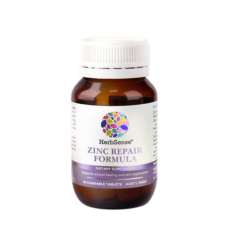 Herbsense Zinc Repair Formula 60 Chewable Tablets