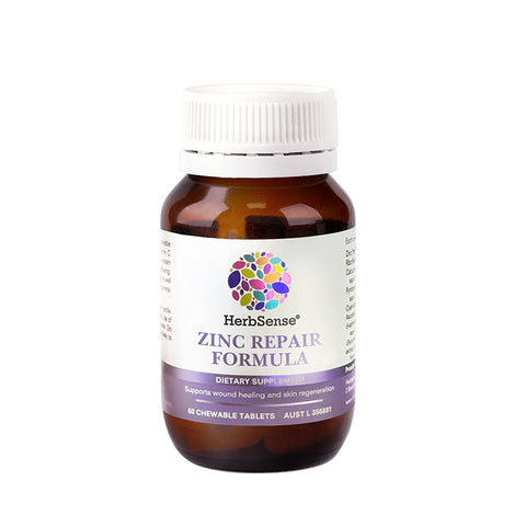 Herbsense Zinc Repair Formula 60 Chewable Tablets Herbsense Zinc Repair Formula 60 Chewable Tablets