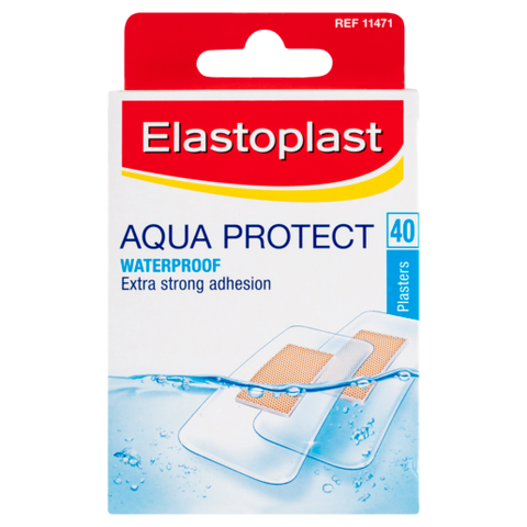 Elastoplast Aqua Protect Waterproof Plasters 40 Pack Elastoplast Aqua Protect Waterproof Plasters 40 Pack