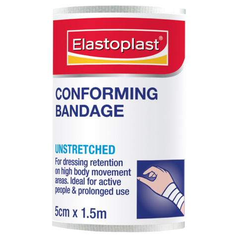 Elastoplast Conforming Bandage Unstretched 5cm x 1.5m Elastoplast Conforming Bandage Unstretched 5cm x 1.5m