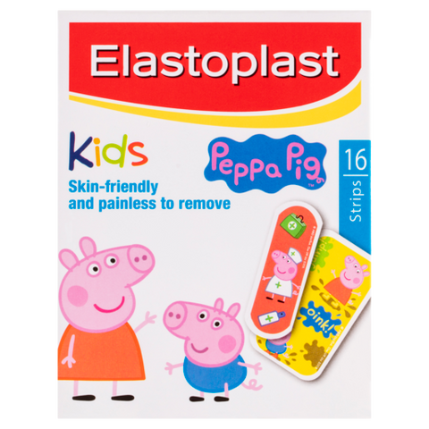 Elastoplast Character Strips Peppa Pig 16 Pack Elastoplast Character Strips Peppa Pig 16 Pack