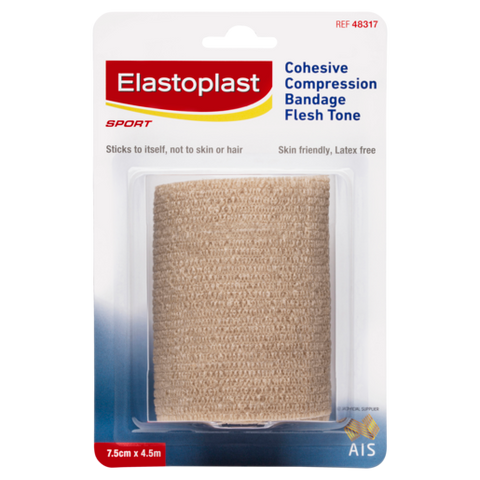 Elastoplast Sport Cohesive Compression Bandage Flesh Tone 7.5cm x 4.5m