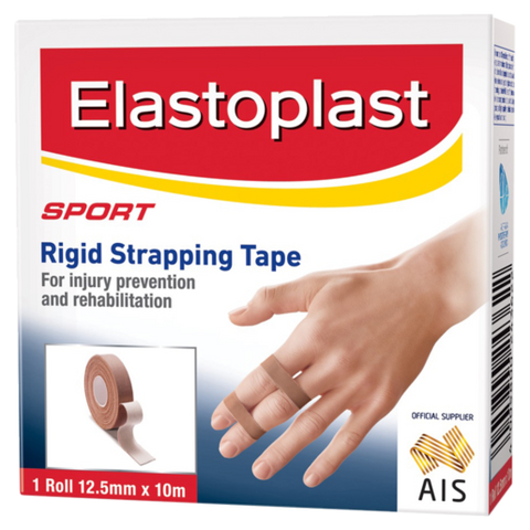 Elastoplast Sport Rigid Strapping Tape Tan 12.5mm x 10m Elastoplast Sport Rigid Strapping Tape Tan 12.5mm x 10m