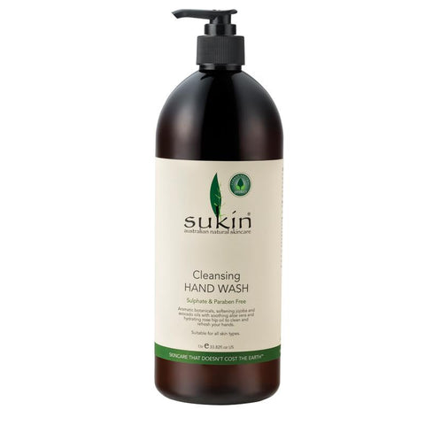 SUKIN Cleansing Hand Wash (Pump) 1ltr SUKIN Cleansing Hand Wash (Pump) 1ltr