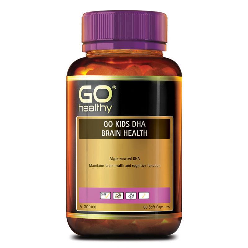 GO Healthy Kids DHA Brain Health 60 Soft Capsules