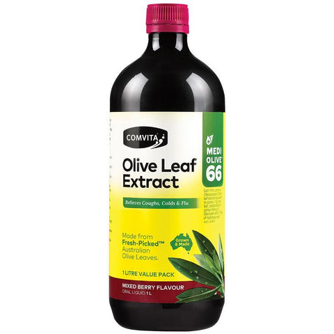 COMVITA Fresh-Picked Olive Leaf Extract Mixed Berry 1L COMVITA Fresh-Picked Olive Leaf Extract Mixed Berry 1L