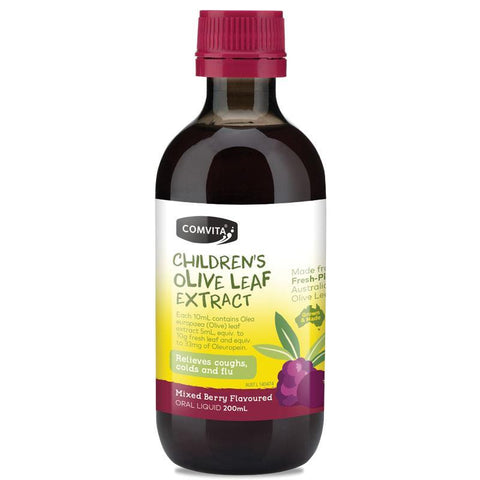 COMVITA Fresh-Picked Olive Leaf Extract Children’s Mixed Berry 200ml COMVITA Fresh-Picked Olive Leaf Extract Children’s Mixed Berry 200ml