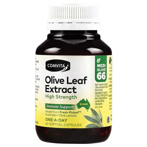 COMVITA Fresh-Picked Olive Leaf Extract High Strength 60 Capsules COMVITA Fresh-Picked Olive Leaf Extract High Strength 60 Capsules