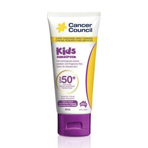 Cancer Council SPF 50+ Kids 35ml Tube Cancer Council SPF 50+ Kids 35ml Tube