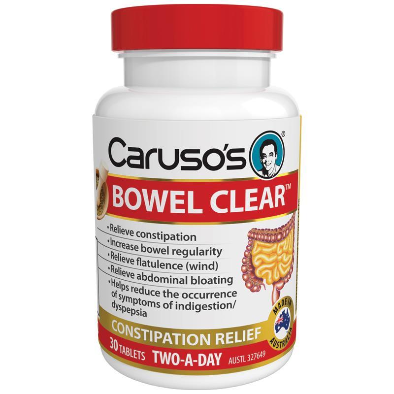 Caruso's Natural Health Quick Cleanse Bowel Clear 30 Tablets