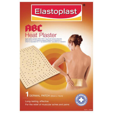 Elastoplast ABC Heat Plaster 22cm x 14cm Elastoplast ABC Heat Plaster 22cm x 14cm