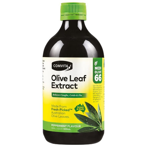 COMVITA Fresh-Picked Olive Leaf Extract Peppermint 500ml COMVITA Fresh-Picked Olive Leaf Extract Peppermint 500ml