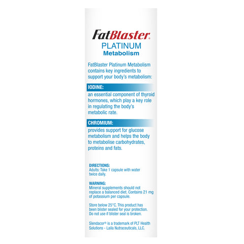 NaturoPathica FatBlaster Platinum Metabolism 30 Capsules NaturoPathica FatBlaster Platinum Metabolism 30 Capsules