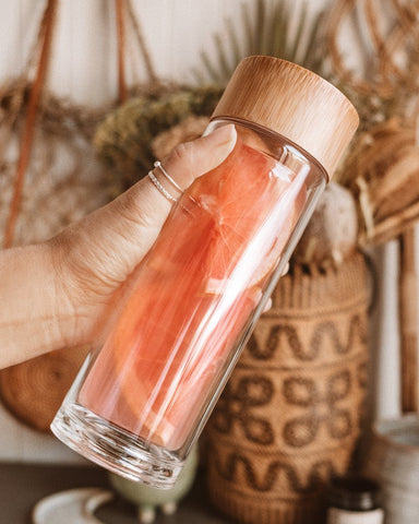 Nutra Organics Glass Double Walled Flask 350mL Nutra Organics Glass Double Walled Flask 350mL