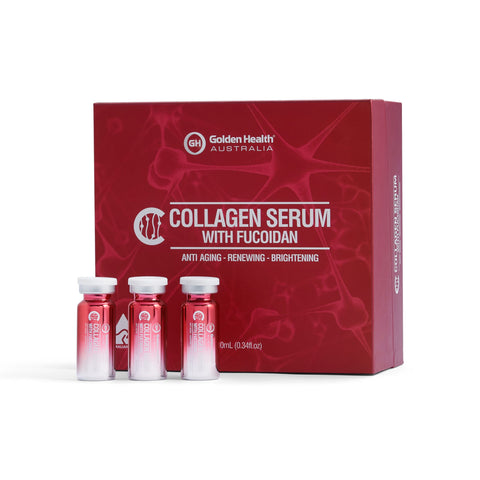 Golden Health Collagen Serum With Fucoidan 6 x 10mL Golden Health Collagen Serum With Fucoidan 6 x 10mL