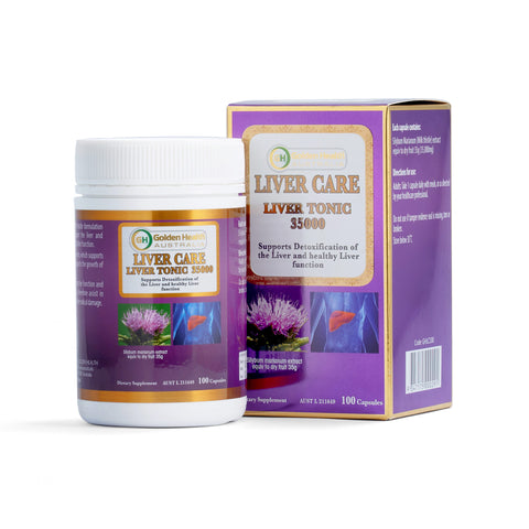 Golden Health Liver Care Liver Tonic 35000 Milk Thistle 100 Capsules (Expiry 12/2025) Golden Health Liver Care Liver Tonic 35000 Milk Thistle 100 Capsules (Expiry 12/2025)