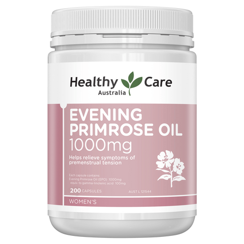 Healthy Care Evening Primrose Oil 1000mg 200 Capsules Healthy Care Evening Primrose Oil 1000mg 200 Capsules