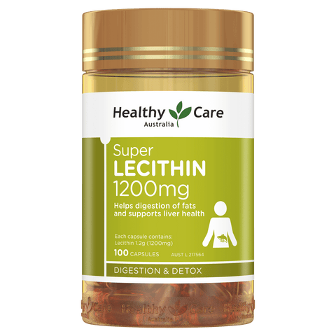 Healthy Care Super Lecithin 1200mg 100 Capsules Healthy Care Super Lecithin 1200mg 100 Capsules
