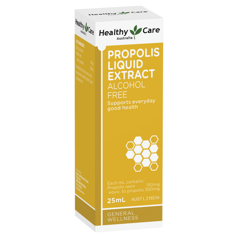 Healthy Care Propolis Liquid Extract Alcohol Freel 25mL Healthy Care Propolis Liquid Extract Alcohol Freel 25mL