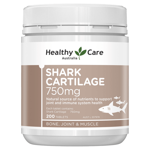 Healthy Care Shark Cartilage 750mg 200 Tablets Healthy Care Shark Cartilage 750mg 200 Tablets