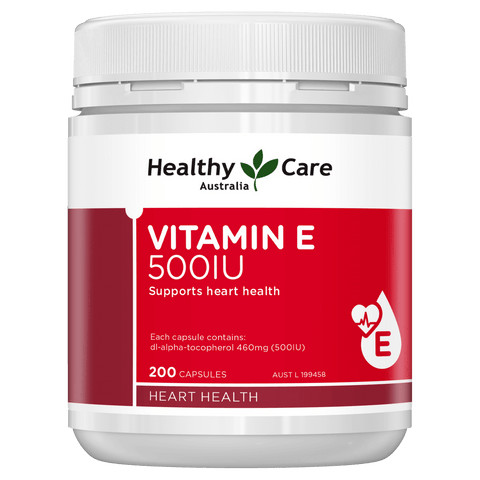 Healthy Care Vitamin E 500IU 200 Capsules Healthy Care Vitamin E 500IU 200 Capsules