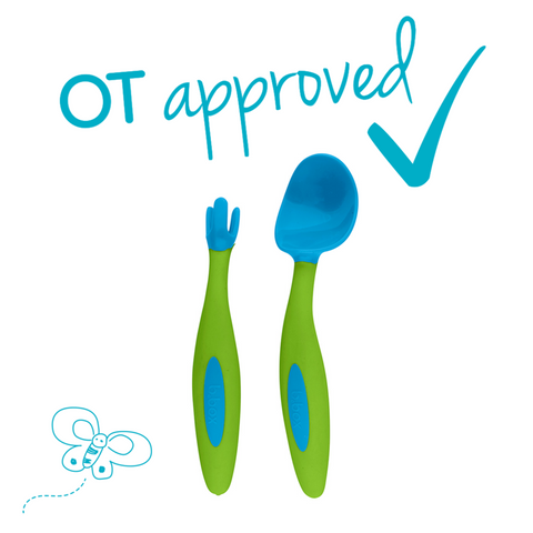 B.Box Toddler Cutlery Set - Ocean Breeze B.Box Toddler Cutlery Set - Ocean Breeze