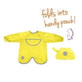 B.Box Smock Bib 6-18 Months - Lemon Sherbet