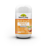 Nature's Way Kids Smart Vitamin C + Zinc + D3 Sugar Free Orange Flavour 75 Chewable Tablets (expiry 10/26)