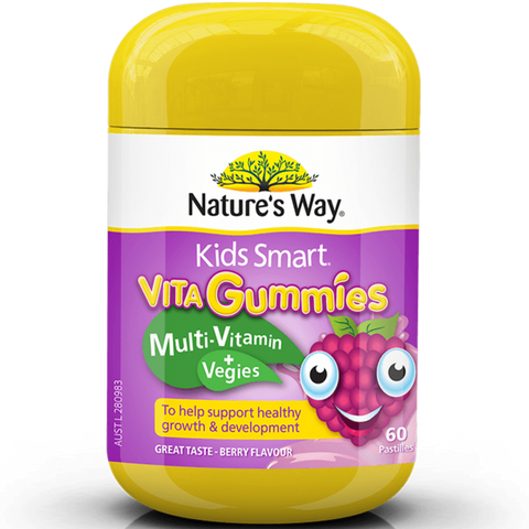 Nature's Way Kids Smart Vita Gummies Multi Vitamin & Vegies 60 Gummies Nature's Way Kids Smart Vita Gummies Multi Vitamin & Vegies 60 Gummies
