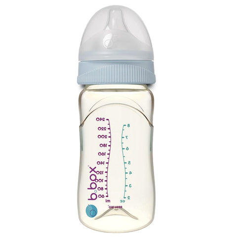 B.Box Baby Bottle - 240mL Lullaby Blue B.Box Baby Bottle - 240mL Lullaby Blue