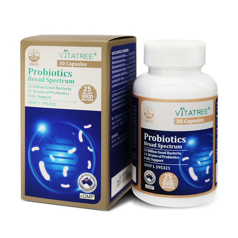 Vitatree Probiotics Broad Spectrum 30 Capsules Vitatree Probiotics Broad Spectrum 30 Capsules