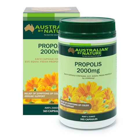 Australian By Nature Propolis 2000mg 365 Capsules Australian By Nature Propolis 2000mg 365 Capsules