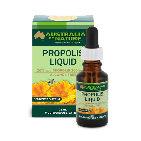 Australian By Nature Propolis Liquid 20% W/v Propolis 200mg 25mL - Alcohol Free Australian By Nature Propolis Liquid 20% W/v Propolis 200mg 25mL - Alcohol Free