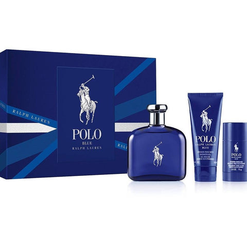 Ralph Lauren 3 Piece Polo Blue Eau de Toilette Set Ralph Lauren 3 Piece Polo Blue Eau de Toilette Set