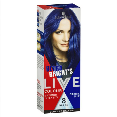 Schwarzkopf Live Colour Ultra Brights Electric Blue Schwarzkopf Live Colour Ultra Brights Electric Blue