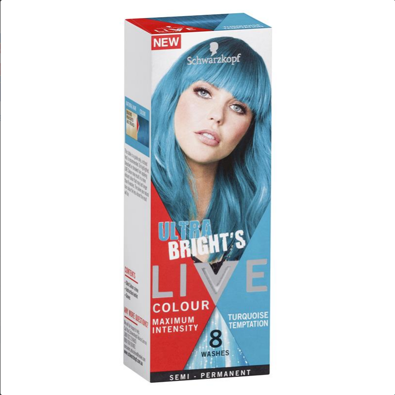 Schwarzkopf Live Colour Ultra Brights Turquoise Temptation