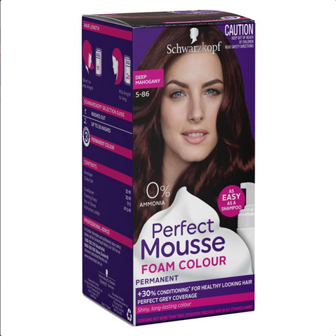 Schwarzkopf Perfect Mousse 5-86 Deep Mahogany Schwarzkopf Perfect Mousse 5-86 Deep Mahogany
