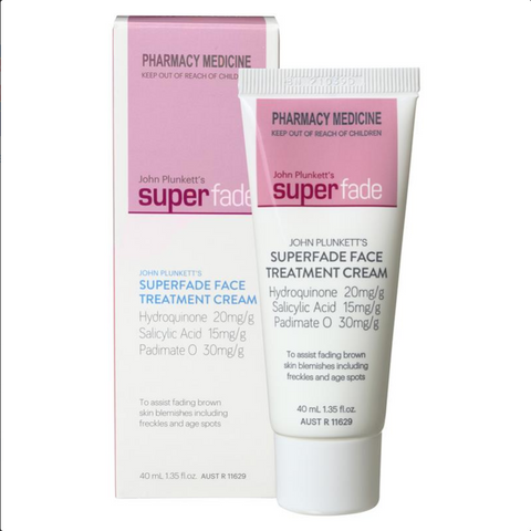 John Plunkett's SuperFade Face Cream 40mL Tube (Limit ONE per Order) John Plunkett's SuperFade Face Cream 40mL Tube (Limit ONE per Order)
