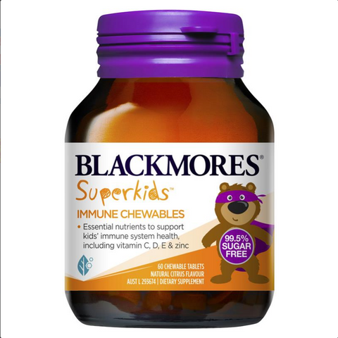 Blackmores Superkids Immune 60 Chewables Blackmores Superkids Immune 60 Chewables