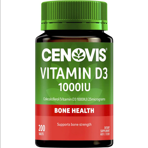 Cenovis Vitamin D3 1000IU - Vitamin D - 200 Tablets Cenovis Vitamin D3 1000IU - Vitamin D - 200 Tablets