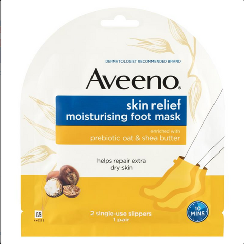 Aveeno Skin Relief Moisturising Foot Mask 1 Pair Aveeno Skin Relief Moisturising Foot Mask 1 Pair