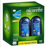 Nicorette Quit Smoking Cooldrops Fresh Fruit Lozenges 2mg 160 Pieces