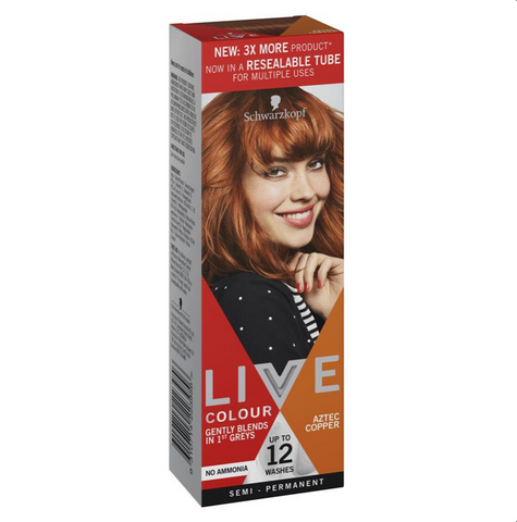 Schwarzkopf Live Colour Aztec Copper 75mL Schwarzkopf Live Colour Aztec Copper 75mL